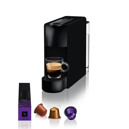 Nespresso Original Essenza Mini C30 Pure Συμπαγής Μηχανή Espresso & Lungo για Κάψουλες με Αντλία 19 bar, Μαύρο