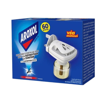Πακέτο ΠΡΟΣΦΟΡΑΣ 4 X Μηχανές Aroxol & Υγρό Απωθητικό Κουνουπιών για 60 Νύχτες