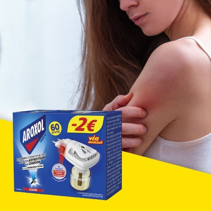 Πακέτο ΠΡΟΣΦΟΡΑΣ 4 X Μηχανές Aroxol & Υγρό Απωθητικό Κουνουπιών για 60 Νύχτες