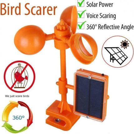Ηλιακό Απωθητικό για Πουλιά και Παράσιτα με Κίνησή και Ήχο