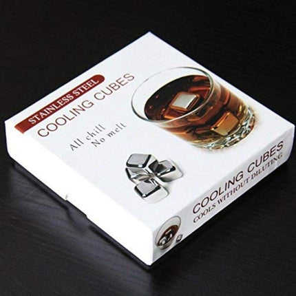 Σετ 6 τεμαχίων Παγάκια Cooling Cubes από Ανοξείδωτο ατσάλι που δεν λιώνουν