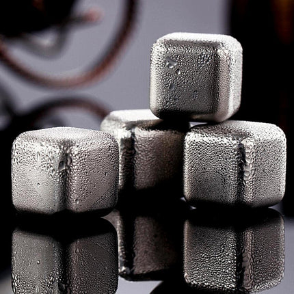 Σετ 6 τεμαχίων Παγάκια Cooling Cubes από Ανοξείδωτο ατσάλι που δεν λιώνουν