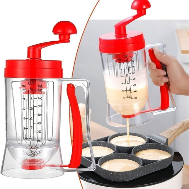 3σε 1 Συσκευή για τηγανίτες, κρέπες, pancakes, muffins & cupcakes με αναδευτήρα