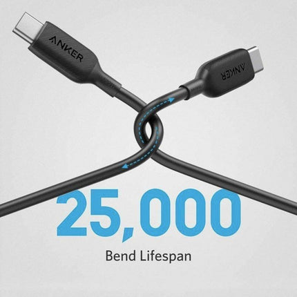 Anker PowerLine III Καλώδιο USB-C to USB-C 100W 1.8m Black