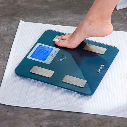 Izzy IZ-7003 Runner Ψηφιακή Ζυγαριά με Λιπομετρητή σε Γαλάζιο χρώμα