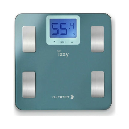 Izzy IZ-7003 Runner Ψηφιακή Ζυγαριά με Λιπομετρητή σε Γαλάζιο χρώμα