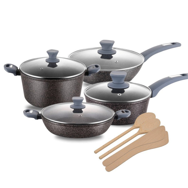 Σετ Μαγειρικά Σκεύη 12 Τεμαχίων ELECTRA με Κεραμική Επίστρωση