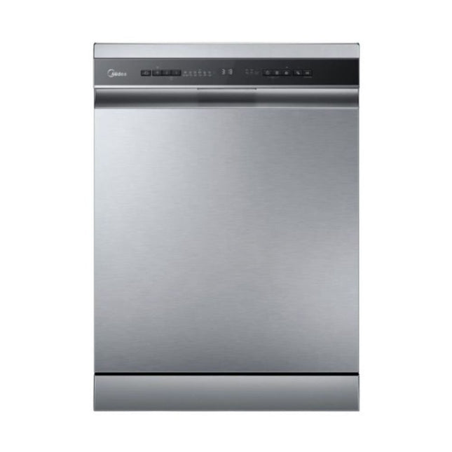 Midea Πλυντήριο Πιάτων Ελεύθερης Τοποθέτησης 60cm για 14 Σερβίτσια με AutoDoor, PowerWash & Wi-Fi, MFD60S500X-CYP Inox