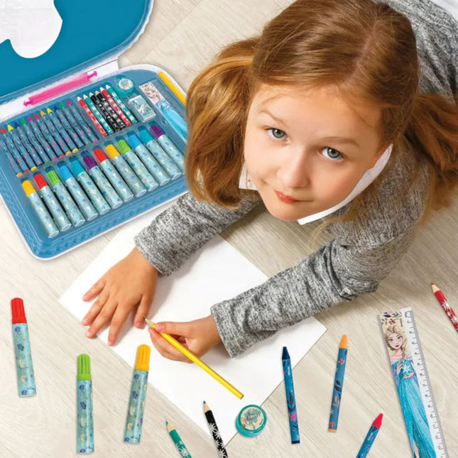 Disney Frozen «Forever Sisters» Art Case Σετ Ζωγραφικής με Άννα & Έλσα 3+ Ετών