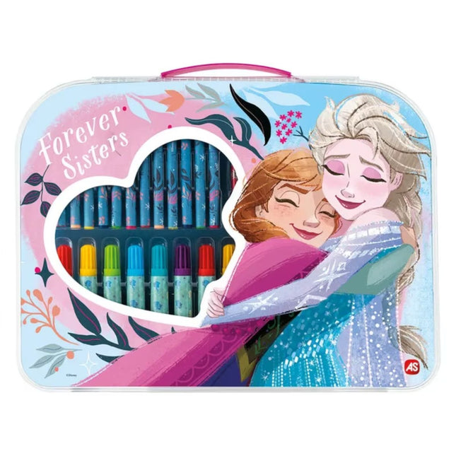 Disney Frozen «Forever Sisters» Art Case Σετ Ζωγραφικής με Άννα & Έλσα 3+ Ετών
