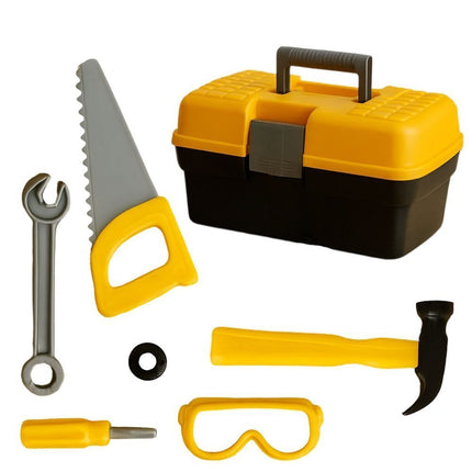 Παιδικό Σετ Εργαλείων με Πλαστική Βαλίτσα Αποθήκευσης για Δημιουργικό Παιχνίδι, 3+ Ετών