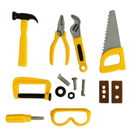 Παιδικό Σετ Εργαλείων με Πλαστική Βαλίτσα Αποθήκευσης για Δημιουργικό Παιχνίδι, 3+ Ετών