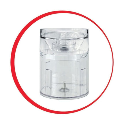 MOULINEX Masterchop XL 3σε1 Πολυκόφτης 500W με Χωρητικότητα 500ml, Κόβει, Τρίβει & Ανακατεύει DJ450B10