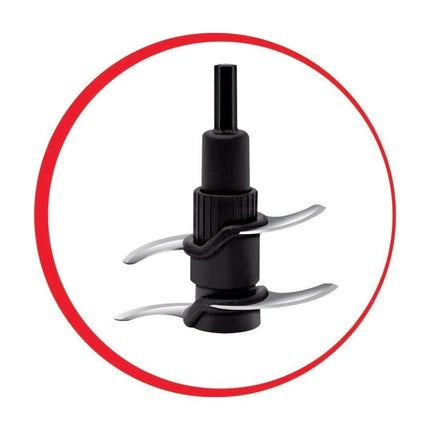 MOULINEX Masterchop XL 3σε1 Πολυκόφτης 500W με Χωρητικότητα 500ml, Κόβει, Τρίβει & Ανακατεύει DJ450B10