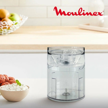 MOULINEX Masterchop XL 3σε1 Πολυκόφτης 500W με Χωρητικότητα 500ml, Κόβει, Τρίβει & Ανακατεύει DJ450B10
