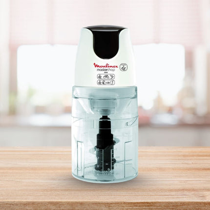 MOULINEX Masterchop XL 3σε1 Πολυκόφτης 500W με Χωρητικότητα 500ml, Κόβει, Τρίβει & Ανακατεύει DJ450B10