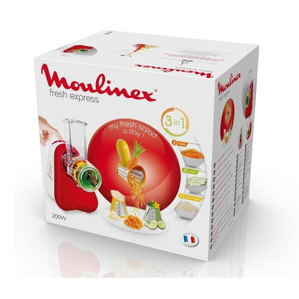 MOULINEX Fresh Express 3σε1 Πολυκόφτης Λαχανικών & Φρούτων 200W DJ753510