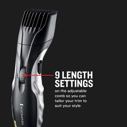 Remington Ασύρματο Trimmer Γενειάδας με Ρυθμιζόμενο Μήκος Κοπής MB320C Μαύρο