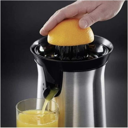 Russell Hobbs 22760 Κλασσικός Αποχυμωτής Εσπεριδοειδών, Ασημί, με 2 Εναλλάξιμους Κώνους