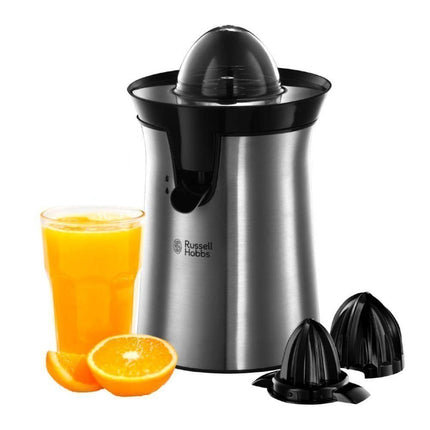 Russell Hobbs 22760 Κλασσικός Αποχυμωτής Εσπεριδοειδών, Ασημί, με 2 Εναλλάξιμους Κώνους