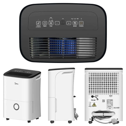 Aφυγραντήρας Midea Dehumidifier & Air Purifier 20L με Wifi και Ιονιστή Ιδανικός για Υγιεινές Συνθήκες και Άνετο Περιβάλλον