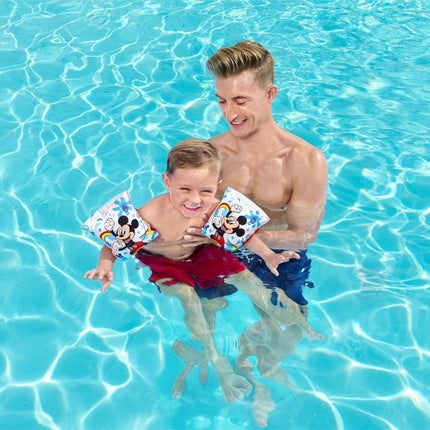 Bestway 91002 Μπρατσάκια Κολύμβησης Mickey Mouse 23×15εκ. Πολύχρωμα