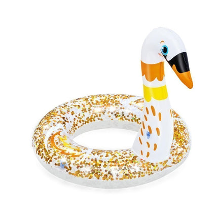 BESTWAY ΡΟΔΑ ΦΟΥΣΚΩΤΗ GLITTER ΦΛΑΜΙΓΚΟ (61 X 59)CM 36306