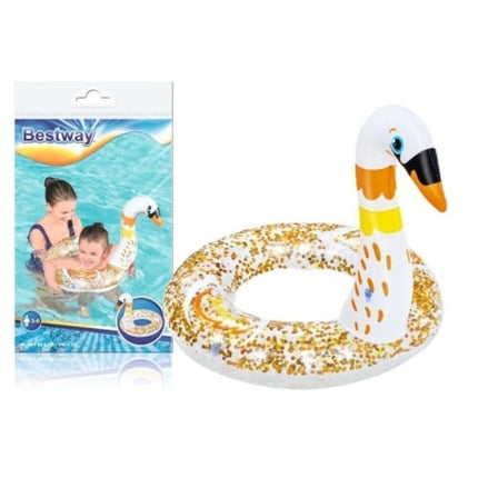 BESTWAY ΡΟΔΑ ΦΟΥΣΚΩΤΗ GLITTER ΦΛΑΜΙΓΚΟ (61 X 59)CM 36306
