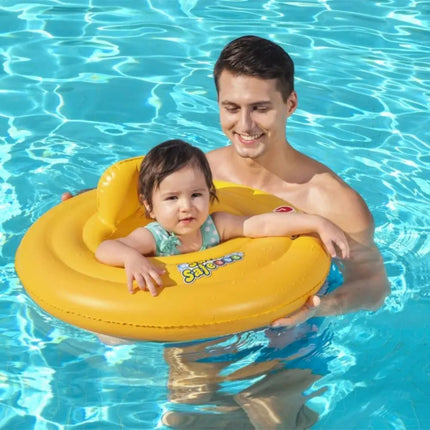 Bestway Βρεφικό Σωσίβιο Swimtrainer με Διάμετρο 69εκ. για 6 έως 12 Μηνών Κίτρινο