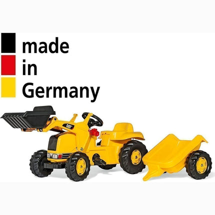 Rollykid CAT Eκσκαφέας Τρακτερ με Καρότσα (161x55x47cm)