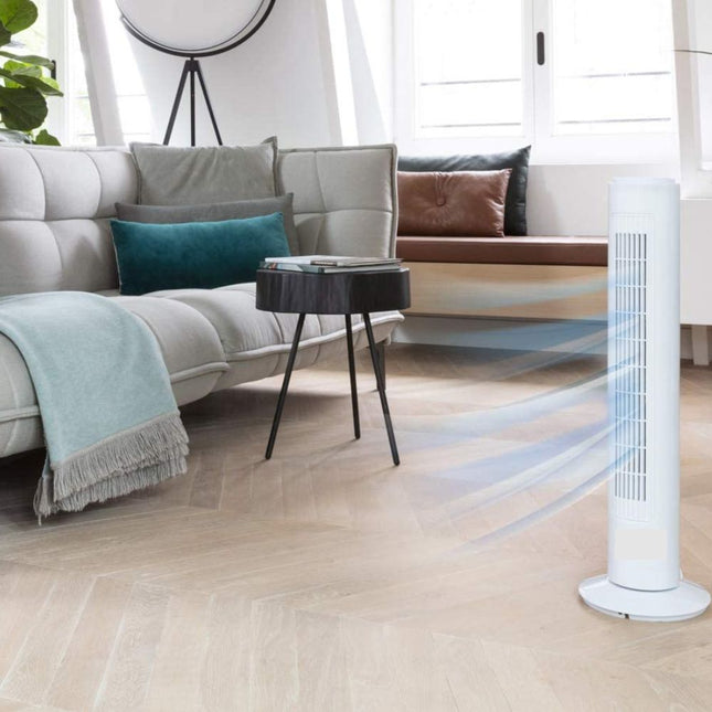 Decakila KEFC017W Επιδαπέδιος Ανεμιστήρας Πύργος 50W, με 3 Ταχύτητες