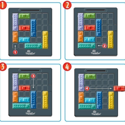 Think Fun Επιτραπέζιο Παιχνίδι Rush Hour για 1 Παίκτη 8+ Ετών