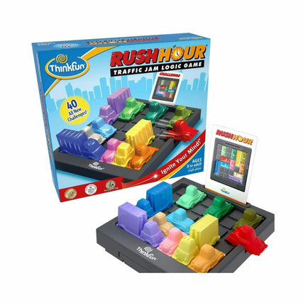 Think Fun Επιτραπέζιο Παιχνίδι Rush Hour για 1 Παίκτη 8+ Ετών