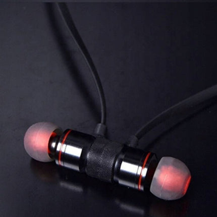 EZRA BW05 Ασύρματα, Επαναφορτιζόμενα Μαγνητικά Ακουστικά Bluetooth Κόκκινα