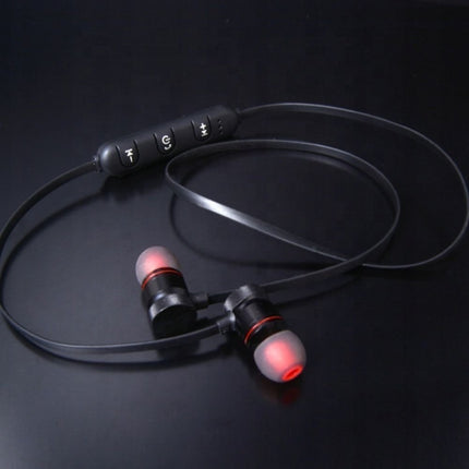 EZRA BW05 Ασύρματα, Επαναφορτιζόμενα Μαγνητικά Ακουστικά Bluetooth Κόκκινα