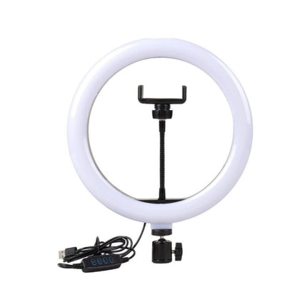 Φωτιστικό Δαχτυλίδι Ring Light USB LED 26cm με Dimmer και Τρίποδο