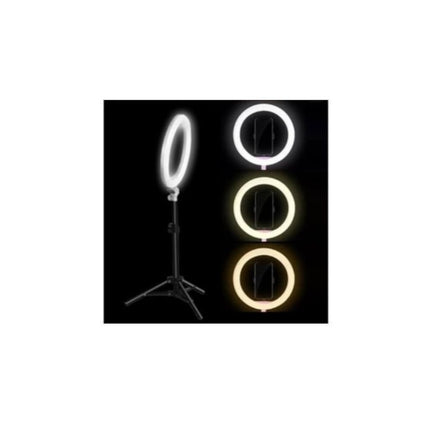 Φωτιστικό Δαχτυλίδι Ring Light USB LED 26cm με Dimmer και Τρίποδο
