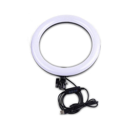 Φωτιστικό Δαχτυλίδι Ring Light USB LED 26cm με Dimmer και Τρίποδο