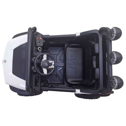 Ηλεκτροκίνητο Παιδικό Αυτοκινητάκι Mercedes σε Λευκό Χρώμα, 12V, 108x66x88