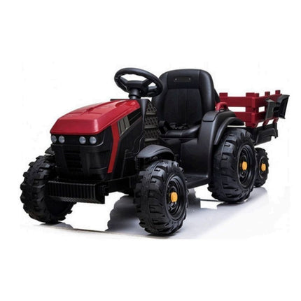 Miko Ηλεκτροκίνητο Τρακτέρ με Kαρότσα 12V, Κόκκινο