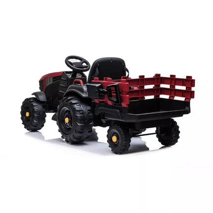 Miko Ηλεκτροκίνητο Τρακτέρ με Kαρότσα 12V, Κόκκινο
