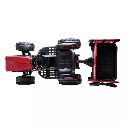 Miko Ηλεκτροκίνητο Τρακτέρ με Kαρότσα 12V, Κόκκινο