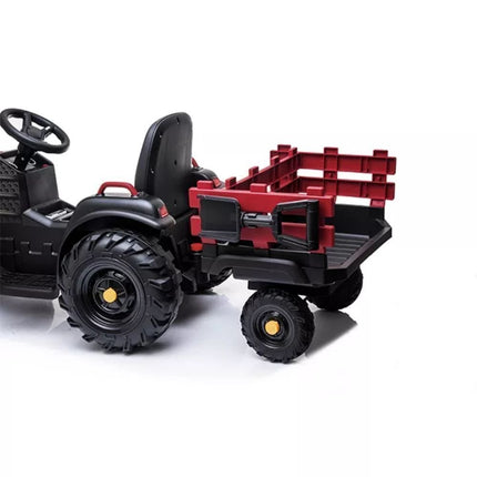 Miko Ηλεκτροκίνητο Τρακτέρ με Kαρότσα 12V, Κόκκινο