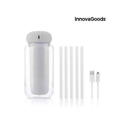 InnovaGoods V0103247 Υγραντήρας Υπερήχων και Διαχυτής Αρώματος με LED Φωτισμό Stearal