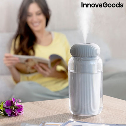 InnovaGoods V0103247 Υγραντήρας Υπερήχων και Διαχυτής Αρώματος με LED Φωτισμό Stearal