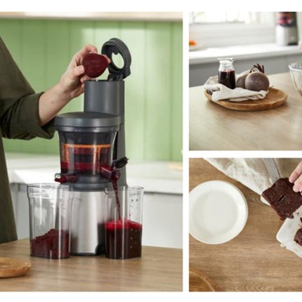 Kenwood PureJuice XL Αποχυμωτής Αργής Σύνθλιψης 230W Ασημί