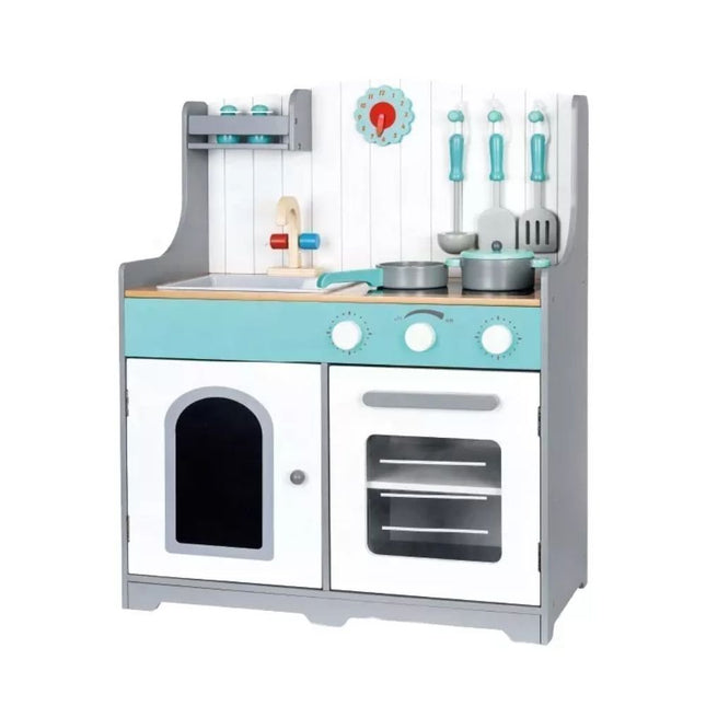 Phoohi Ξύλινη Παιδική Κουζινούλα 60 x 32 x 75cm Λευκό, 3+ Ετών