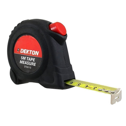 Dekton DT55110 Μετροταινία, Mαύρο/Kόκκινο, 5 m