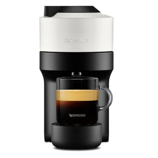 Nespresso Vertuo Pop Μηχανή Καφέ με Centrifusion™ Τεχνολογία & 6 Μεγέθη Ροφημάτων για Κάψουλες Vertuo,19bar Coconut White, Λευκή