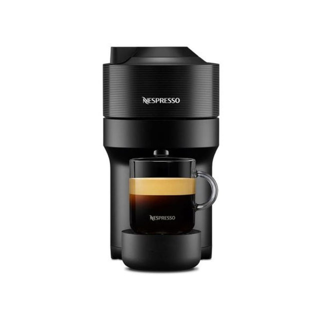 Nespresso Vertuo Pop Μηχανή Καφέ με Centrifusion™ Τεχνολογία & 6 Μεγέθη Ροφημάτων για Κάψουλες Vertuo,19bar Liquorice Black, Μαύρη
